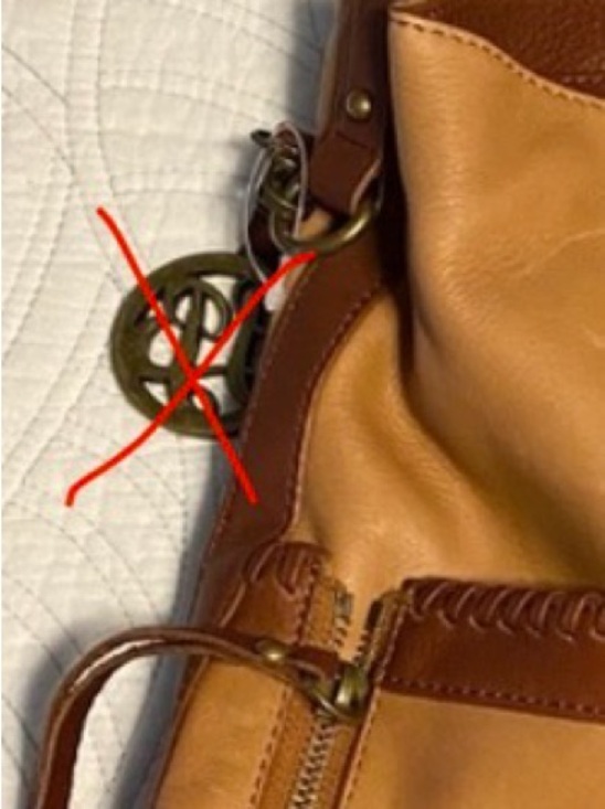 Lucky Brand Carlyle Leather Backpack in Cognac/Brandy. Buttery soft main image 8
